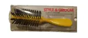 Vintage NIP ‘70's Sekine Hair Brush Nylon Bristles Flare Half Round NOS Flair