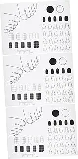FRCOLOR 3pcs Acrylic Nail Art Mat Silicon Table Pad Art Mat Xxl Acrylic Practice