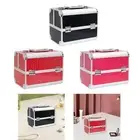 Makeup Case Locking Cosmetic Skincare Holder for Jewelry Vanity Beauty Tool