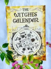 Grimoire Page. Canvas. Witchcraft Knowledge. Witches Calendar. Wicca. Canvas