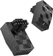12VHPWR Adapter 90 Degree 1 Pack Fasgear 12V-2x6 PCI-e 5.0 16pin Power Adapter 600W 12+4pin GPU Male to Female Connector Compatible for RTX 3090Ti 4070Ti 4080 4090 5070 5070Ti 5080 5090 GPUs (Type A)