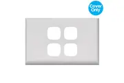 HPM Excel 4 Gang Light Switch White Cover | XL770/4PLWE