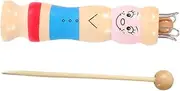COHEALI Wooden Knitter Set DIY Knitting Kit for Beginners Knitting Wool Crochet Kit for Boys and Girls