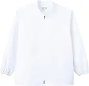 Arbe(アルベ) Albe AB7100 C-1 Work Lab Coat, Workwear, Plant, Food, Hygienic, Antibacterial, Deodorizing, Zipper, Long Sleeve, Elastic Sleeves, Pockets Included, Unisex
