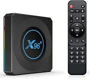 CHROX Android 11.0 TV Box, X96 X4 Tv Box 4GB RAM 64GB ROM S905X4 CPU, Dual-WiFi 2.4G/5G Ethernet 1000M LAN Bluetooth 4.0 with 8K/6K/3D/USB 3.0 Set Top Box,4gb+32gb