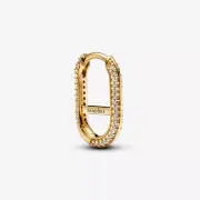 New 100% Genuine Pandora ME Shine Gold Pavé Link Earrings Set (2 pcs) 269682C01