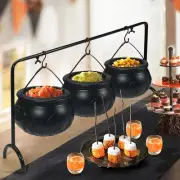 Halloween Decor - Halloween Party Decorations - Set of 3 Witches Cauldron Ser...