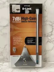 D-Link Wireless 7dBI Omni-Directional High Gain Indoor Antenna New Sealed ANT24