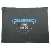 Rltw When Life Gets Complicated Cycling - Funny Novelty Sports Towel Gift Gifts