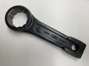 ASAHI TOOLS DR0050 Box End 50MM Straight Striking Wrench, Chrome-Vanadium