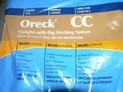 Oreck CC Micro Lined Filtered XL 2000 3000 4000 8000 9000 NEW Vacuum Clean Bags