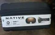 Native Eyewear Tank-7 Snow Goggles Size Medium Amber/Green Lenses