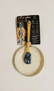 Brooklyn Steel Co. Nonstick Mini Fry Pan Printed Pointed Spatula 2-Pc Set BKLYN