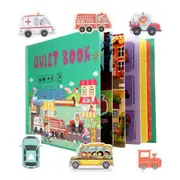 Catzon Montessori Quiet Book for Toddlers Preschool Learning Activities-Vehicle