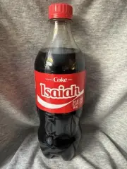 Share a Coke with Isaiah 2025 Personalized Gift Coca Cola Bottle 20oz
