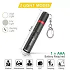 Night Fishing Mini Flashlight Torch Light LED Key Light Light Lamp Mini XPE