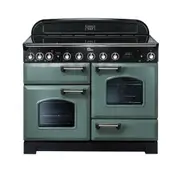 Falcon 110cm Classic Deluxe Induction Range Cooker - Mineral Green Chrome