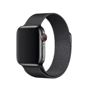 3sixT Mesh Wrist Band Strap For Apple Watch Series 3/4/5/SE/6 38/40/41mm BLK