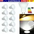 1-8X GU10 6W Downlight Bulb COB LED Spotlight Globe Lamp Light Cool Warm White