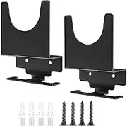 2-Pack Angle Grinder Stand, Tool Wall Mount Bracket, Angle Grinder Stand for 5-Inch Grinders, Garage Tool Rack for Angle Grinders, Impact Wrenches, Cutters and Waxers (Black)