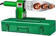 220V 800W Plastic Water Pipe Welder Hot Melt Machine, Pipe Welding Machine with Digital Readout Pipe Heating Hot Melting Tool for PP/PPR/PE Plastic Pipe Welding