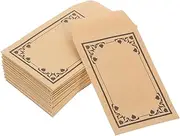 HAPINARY Self Sealing Paper Envelopes 50pcs Mini Cash Stuffers for Budgeting Coins Jewelry