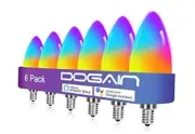 Smart Light Bulbs E12 Base LED Light Bulb Color Changing WiFi-Bluetooth