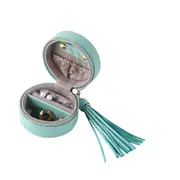 Universal Jewelry Organizer Display Travel Mini Jewelry Case Boxes Portable Jewelry Box Leather Storage Zipper Jewelers