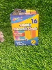 16 PCs Total Crayola Washable Sidewalk Chalk