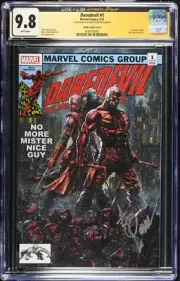 DAREDEVIL #1 CGC Signed 9.8 ALAN QUAH Exclusive VARIANT ELEKTRA KINGPIN PUNISHER