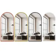 Yezi 180X80CM Full Length Mirrors Arch Floor Dressing Standing Mirror Makeup