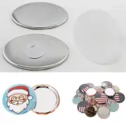 Oval 65x45mm Nd. Magnetic Button Badge Maker Parts Crafting Tools
