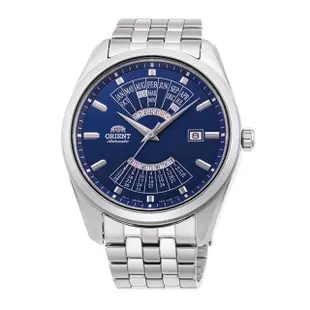 【ORIENT 東方錶】MULTI-YEAR CALENDAR系列 萬年曆 機械錶 藍色 - 43.5mm(RA-BA0003L)