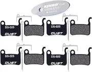 CYCEARTH 4 Pairs Bike Bicycle Disc Brake Pads for Shimano Deore XT XTR LX SLX Hone Zoom Saint (Semi-Metallic)