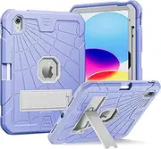 Herize iPad 10th Generation 2022 Case iPad 11th (A16) 2025 Cover iPad 10/11th Gen 10.9 Inch Cover A2757/A2777 with Pencil Holder&Stand, Heavy Duty Shockproof Rugged Protective Case