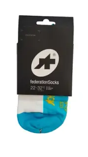 ASSOS CLASSIC New Cycling Socks Federation Socks Made Italy US 9.5-12 EU 43-46