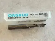 Onsrud 52-060 - 3/16" Solid Carbide Uncut Spiral Router Bit, Double Flute 5/8"CL