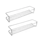 2 Sets Condiment Storage Holder Storage Rack Bathroom Soap Bracket
