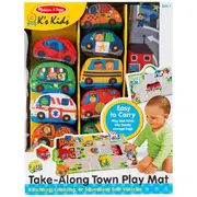 Melissa & Doug K's Kids Take-Along Town Play Mat