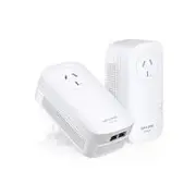 TP-Link TL-PA9020P KIT AV2000 2 Port Gigabit Passthrough Powerline Starter Kit