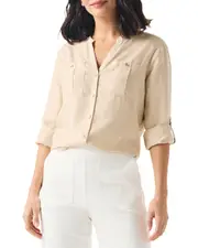 NIC+ZOE Drapey Utility Shirt
