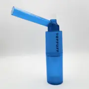 8.2" Blue Plastic Hookah Hand Pipe Smoking Pipes Beaker Portable Hookahs New