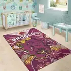 Aboriginal Broncos Rugby Area Rug Carpet Bedroom Livingroom Indoor Outdoor Mat 2