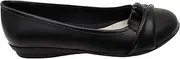 [Grosby] Women's Evie Closed Toe Wedge Flats Shoes
