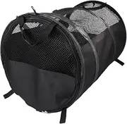 Dog Carriers Seat Transporter Back Gray Oxford Cloth Travel Bag Small Big Pet Dog Car Seat Cover Mat Protector with Safety Belt(Gray,Medium)
