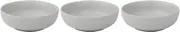 Davis & Waddell DTA0286GY D&W-Taste Lindrum Condiment/Snack Bowl Set/3, Stoneware/Matte Grey