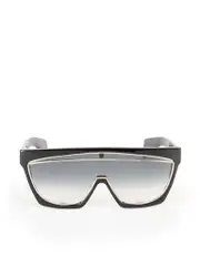 Black Shield Grey Gradient Sunglasses