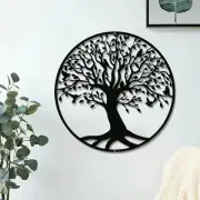 DUOOLN Tree of Life Wall Art - Black （12.5in）