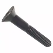 7/16-14 x 3" Flat Head Socket Cap Screws Grade 8 Steel Black Oxide Qty 25