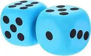 VANZACK 2Pcs Eva for Teaching Party Games Lightweight Portable Activity Dice for Family Gatherings Camping Math Learning